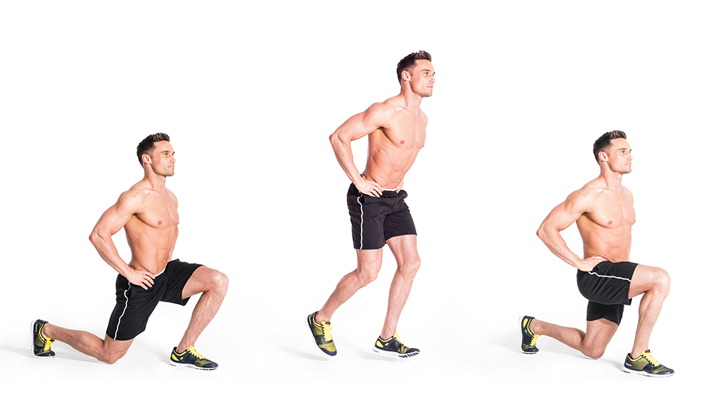 Jumping-Lunges