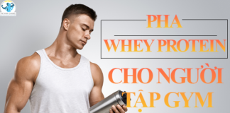 Tìm hiểu cách pha Whey Protein đúng cách cho người tập gym qua bài viết dưới đây để bổ sung phù hợp và đúng cách tránh lãng phí trong quá trình bổ sung Whey..