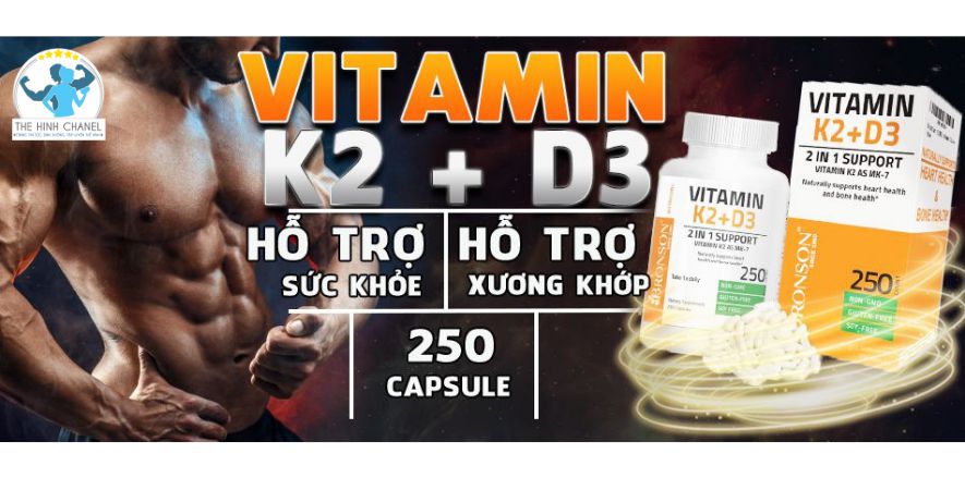 Đặc điểm nổi bật của Bronson Vitamin K2 + D3 :Bạn đang có nhu cầu bổ sung thì chắc chắn không thể bỏ qua Bronson Vitamin K2 + D3 bởi chính chất lượng khi lần...